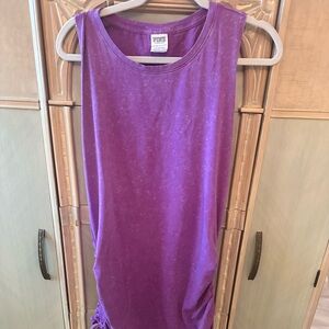 Mid length tunic sleeveless by pink